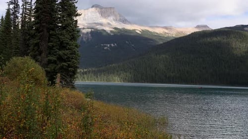 Beautiful nature lake and mountains in Banff, Canada