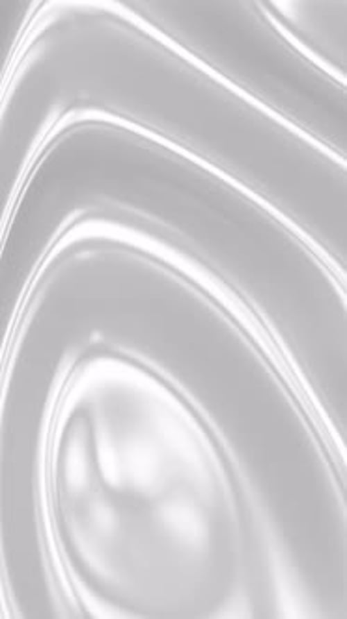 Fluid White Abstract Waves Looping Vertical Background