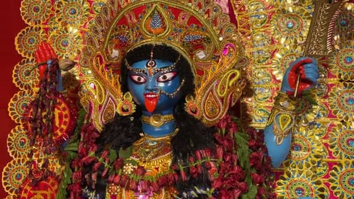 Diwali is one of the biggest festival in India, Kali, one of the deities of Hindus, is worshiped in