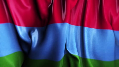 Seamless Waving Fabric Flag Animation