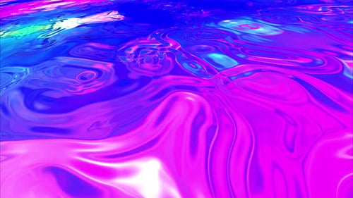 Vibrant Fluid Color Waves Abstract Motion Background