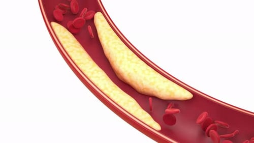 Fat Blocking Blood Circulation