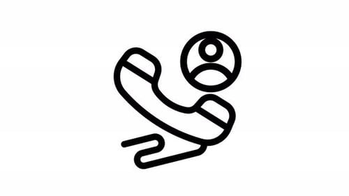 call line icon animation