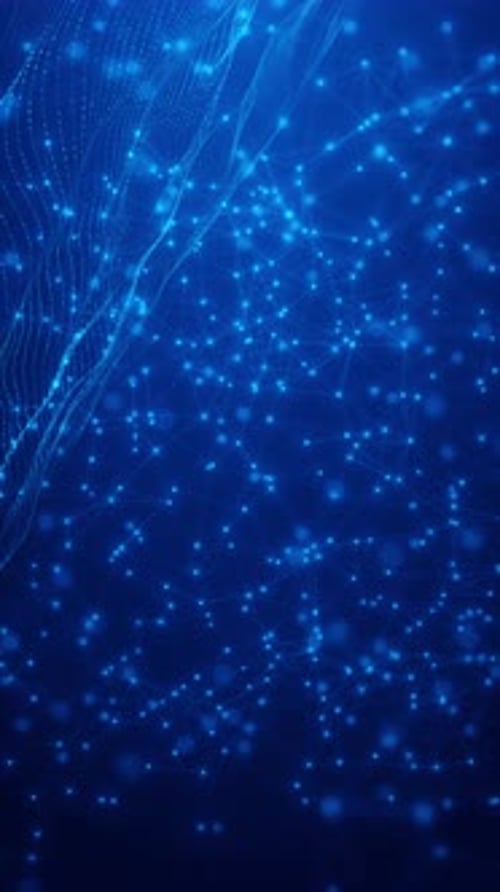 Digital data futuristic information Digital technology plexus lines background motion graphics backg
