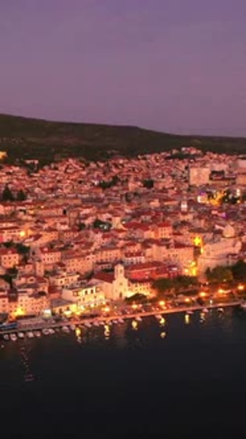 Vertical View Of Croatia Cityscape, Europe