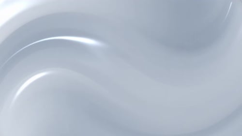 Smooth White Abstract Fluid Waves Loop Background