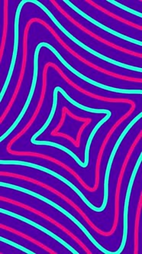 Pink And Blue Shapes Abstract Background