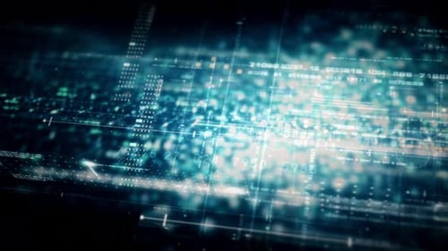 Data Matrix Nexus Advanced Simulation UI Background 07