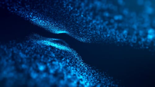 Abstract Wavy Particles