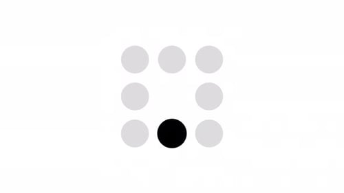Box-Punkt-Animation, Bild, Bewegung, Alpha-Kanal-Loop-Videodesign