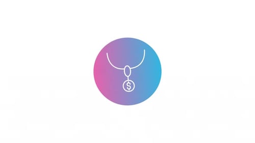 Animated Necklace icon Alpha Channel