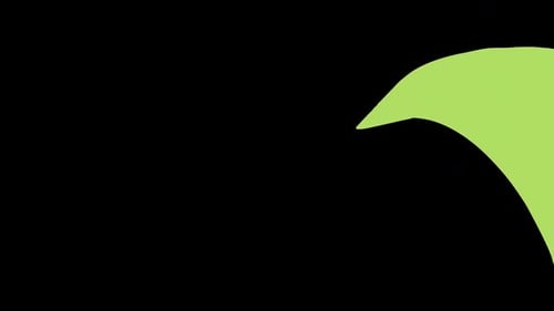 Fluid Green Shape Reveal Animation
