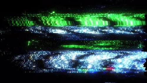 Digital Glitch Effect Reveal Animation