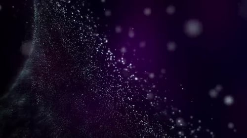 Purple cosmic nebula