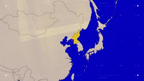 Animated World Map Zoom to Highlight Country