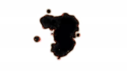 Fiery Burn Page Reveal Transition