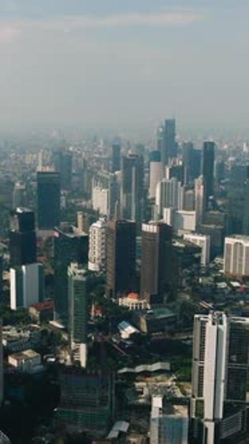Aerial Drone of Jakarta Indonesia