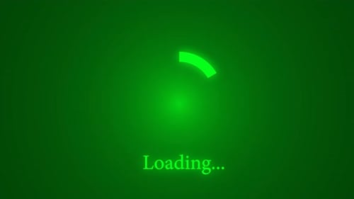 Loading Bar circle animation and Loading Complete