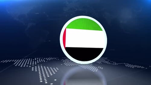 Dynamic Modern Flag Reveal for Global Broadcasts