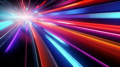 Abstract speed lines radiating outward