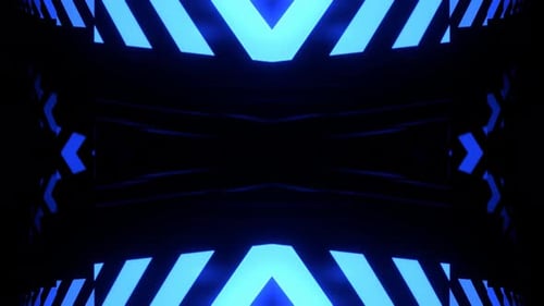 Blue Smooth Striped Abstract Pattern Background Vj Loop In 4K