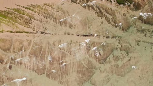 Aerial View Of Beach And Ocean