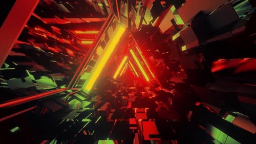 Futuristic Portal Tunnel Effect