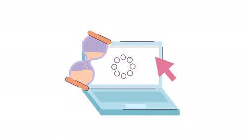 Carregando animação do notebook