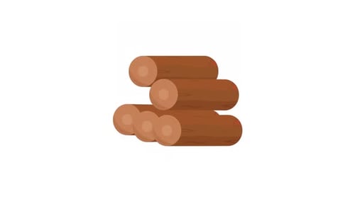 Wooden Log Symbol