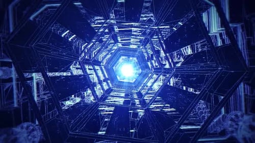 Sci Fi Tunnel 4k