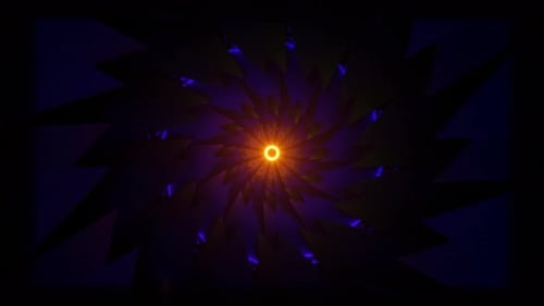 Colorful Trippy Pattern Animation VJ Seamless Loop