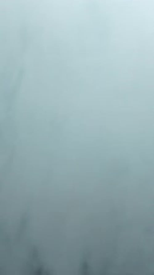 White Smoke Vertical Floating On A Black