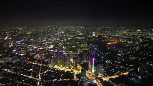 Aerial view KL high rise condominium