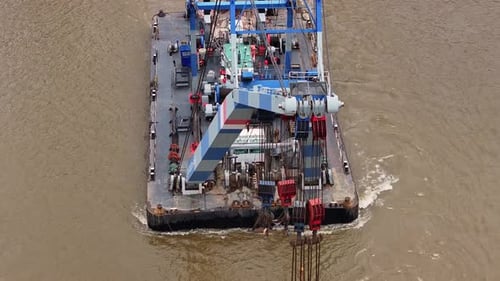 grue industrielle, assemblage de charpente en acier pour le levage de charges lourdes