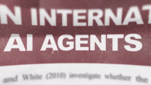 Ai Agents Breaking News Photoreal Newspaper