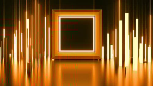Abstract Glowing Corner