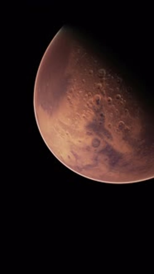 Incredible Sunrise on the Planet Mars