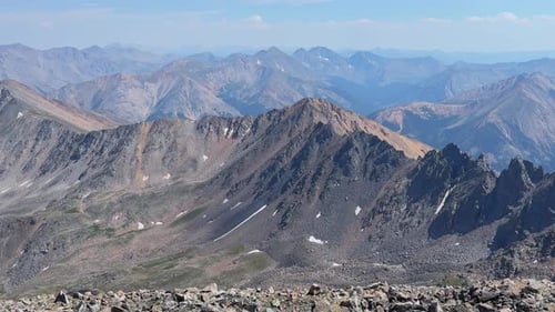 Sentier de randonnée estival Huron Peak Collegiate Peaks Independence Pass La Plata Peak Sawatch Range Rocky