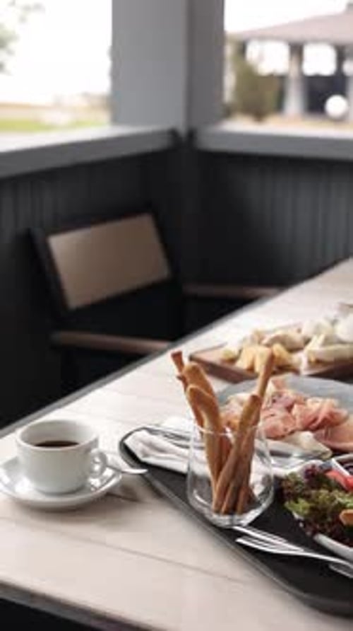 Delightful Charcuterie Board on a Table