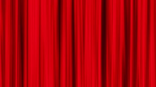 Red Curtain Animation Seamless Loop