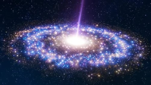 Loop Space Flight Deep Space Exploration Travel Background