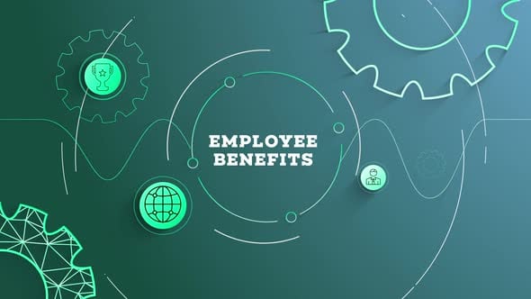 Infographic Employee Benefits Background Looped, Backgrounds Motion ...