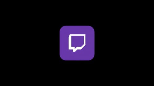 Lilafarbenes Twitch-Social-Media-Symbollogo