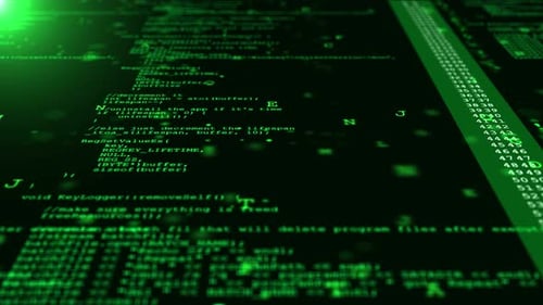 Technology Glitch Computer Virus or Internet System Hacking Concept