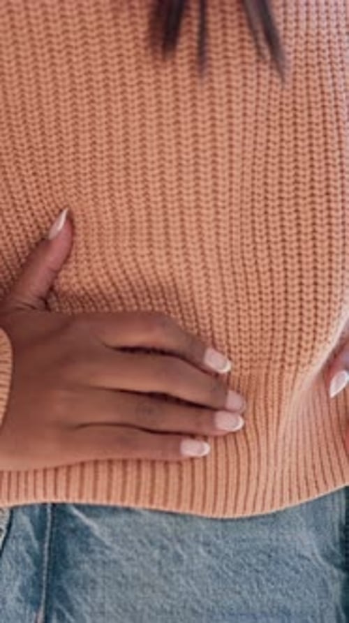 Pain, menstruation and hands with massage, constipation discomfort and stomach ache in symptoms