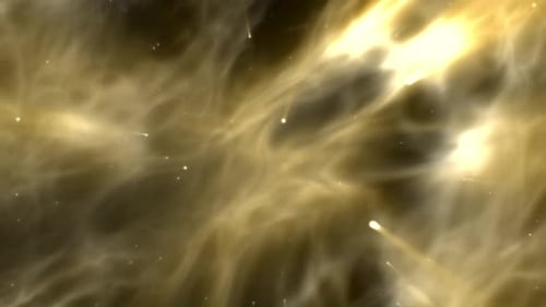 Futurictic space and stars