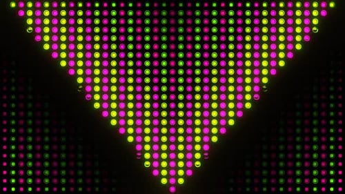 Pink And Green Abstract Light Moving Background Vj Loop In 4K