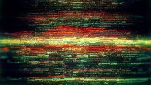 Digital Glitch Noise Static Background Loop