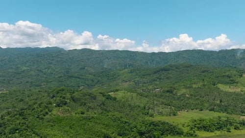 Tropical Landscape of Tropical Mountain Philippines
