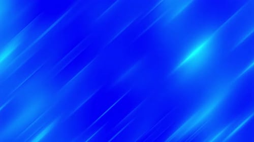 Abstract Blue Light Streaks Moving Diagonal Background Loop